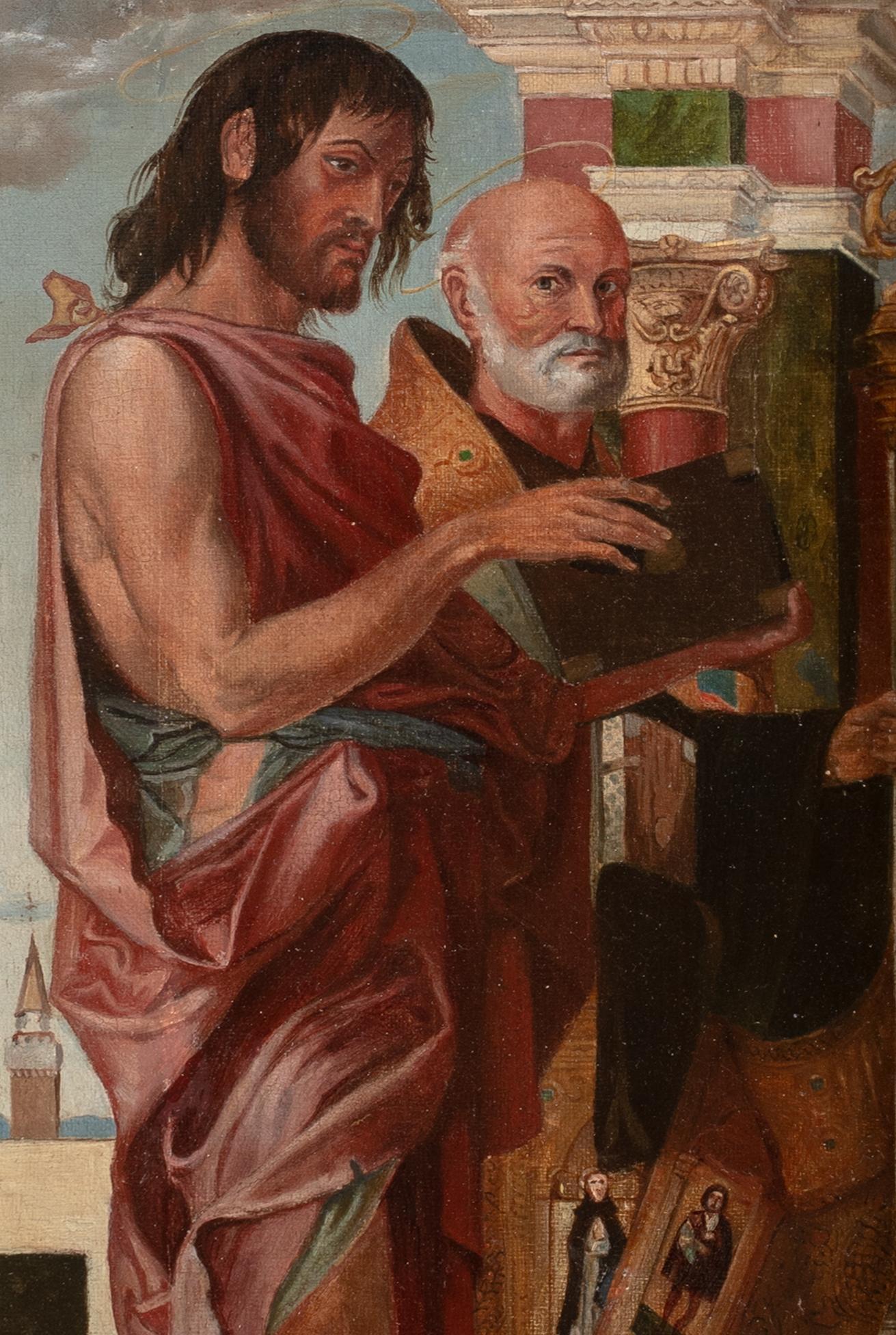 Saint Johns & Saint Benedict d'après Bartolomeo Montagna (1450-1523) en vente 6