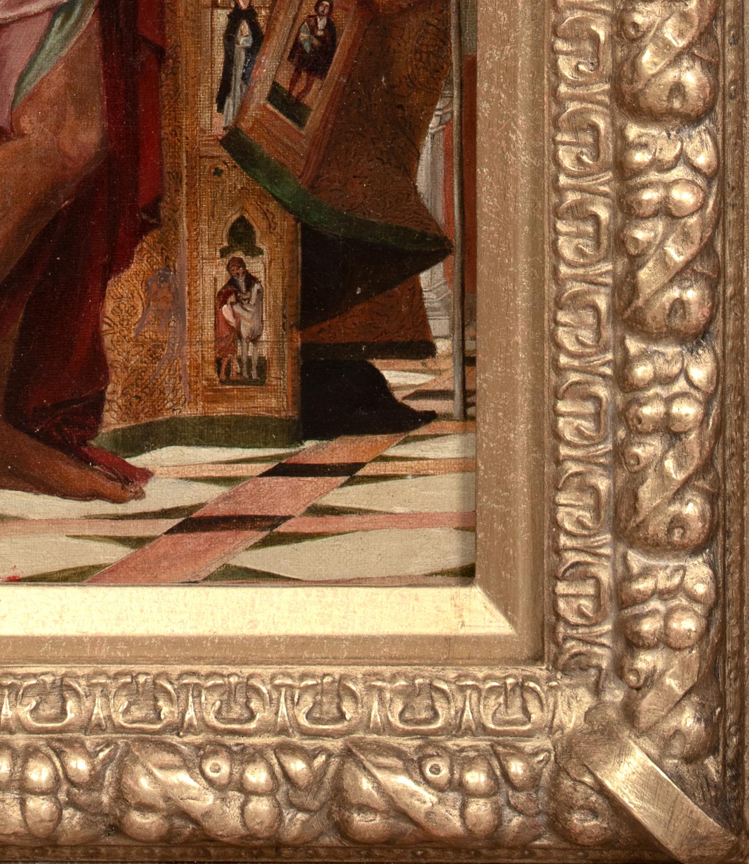 Saint John et Saint Benedict, XVIIIe siècle

Diptyque d'après une œuvre perdue de Bartolomeo Montagna (1450-1523)

Grande représentation de Saint John et Saint Benedict, huile sur toile de maître ancien italien du XVIIIe siècle. Scène d'excellente