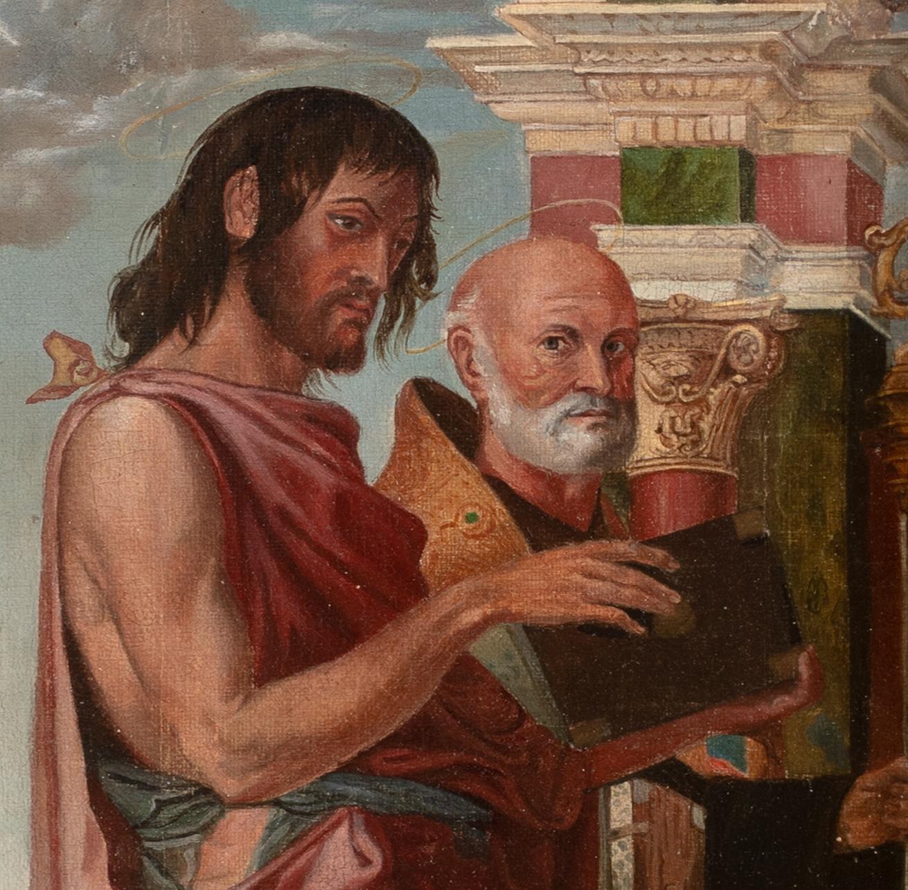 Saint Johns & Saint Benedict d'après Bartolomeo Montagna (1450-1523) en vente 3