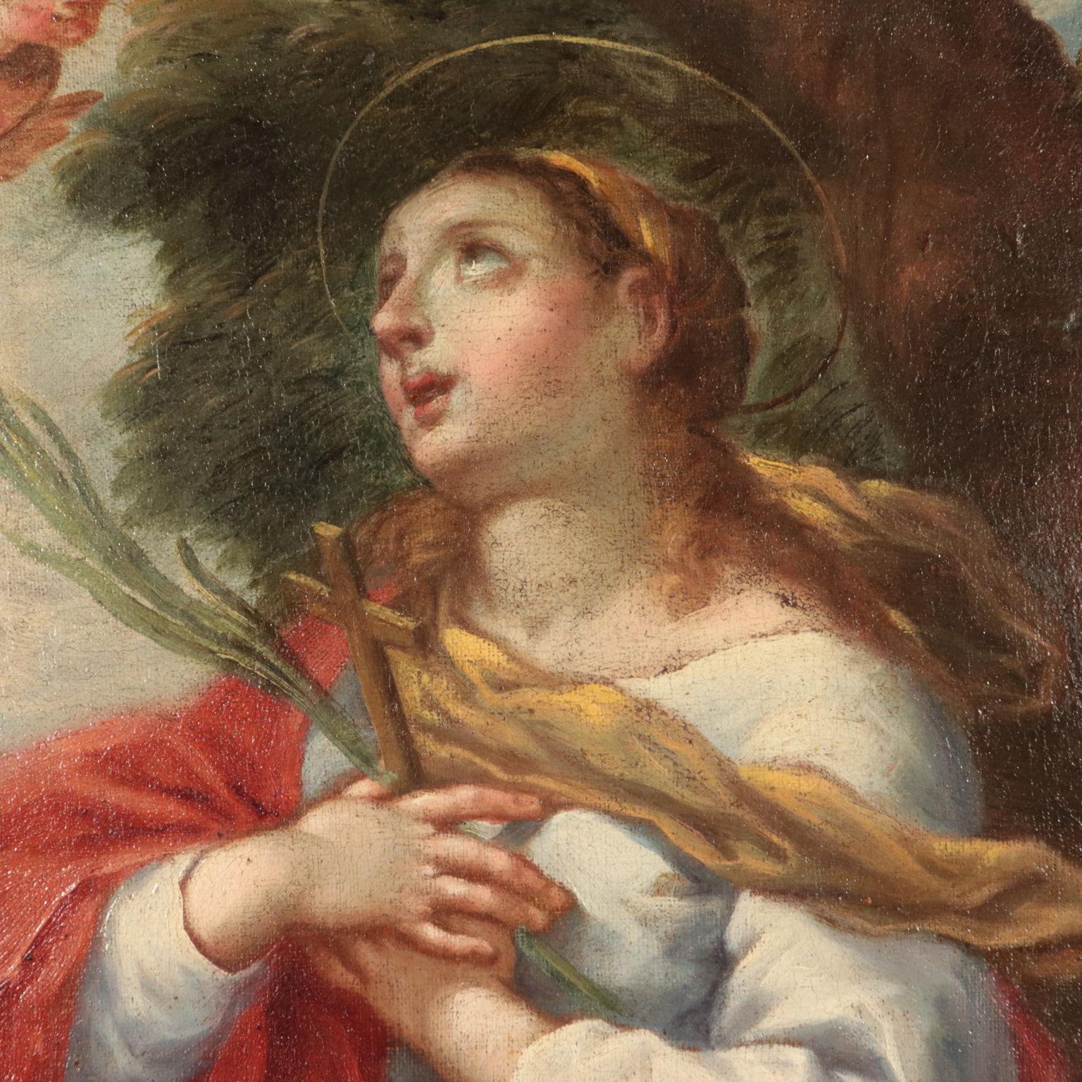 painted like an unknown saint