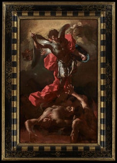 Saint Michel defeating Satan, neapolitan school 