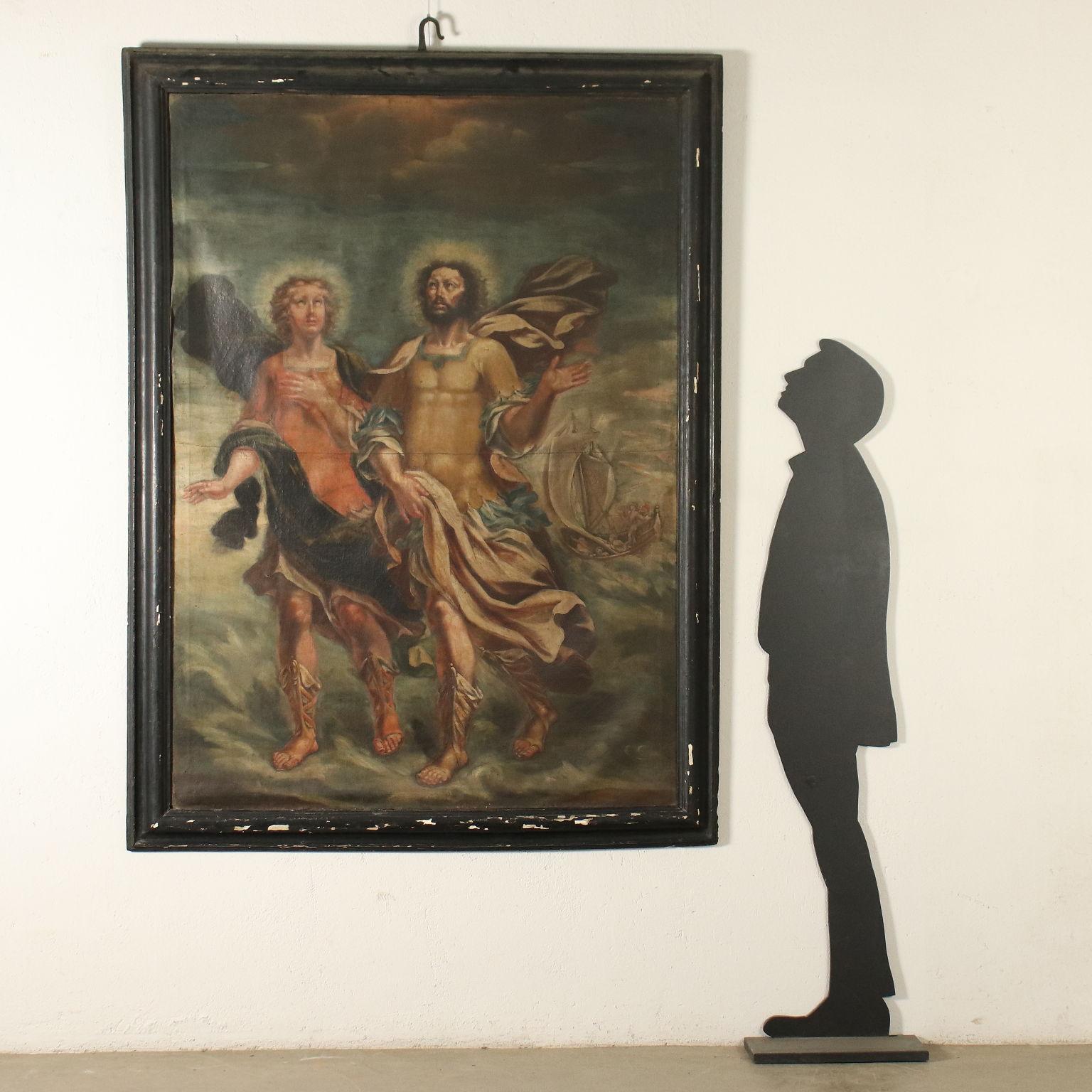 Saint Nazario and Celso Oil On Canvas 17th Century - Painting by Unknown