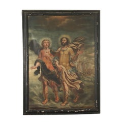 Saint Nazario and Celso Oil On Canvas 17th Century 