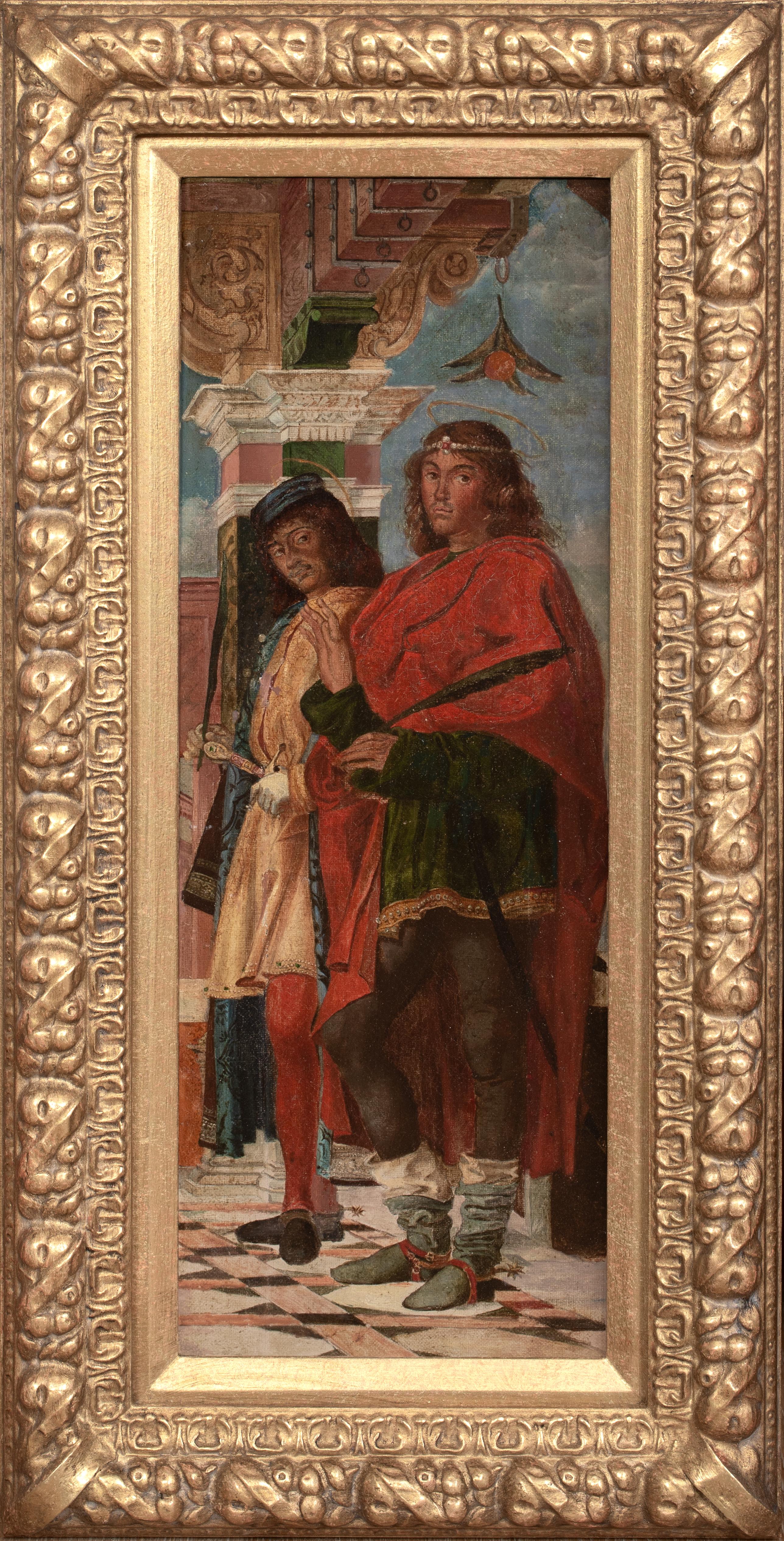 Portrait Painting di Unknown - San Nazario e Celso (350 d.C.) dopo Bartolomeo Montagna (1450-1523)
