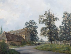 Sally Gaywood - 1961 Oil, The Tithe Barn