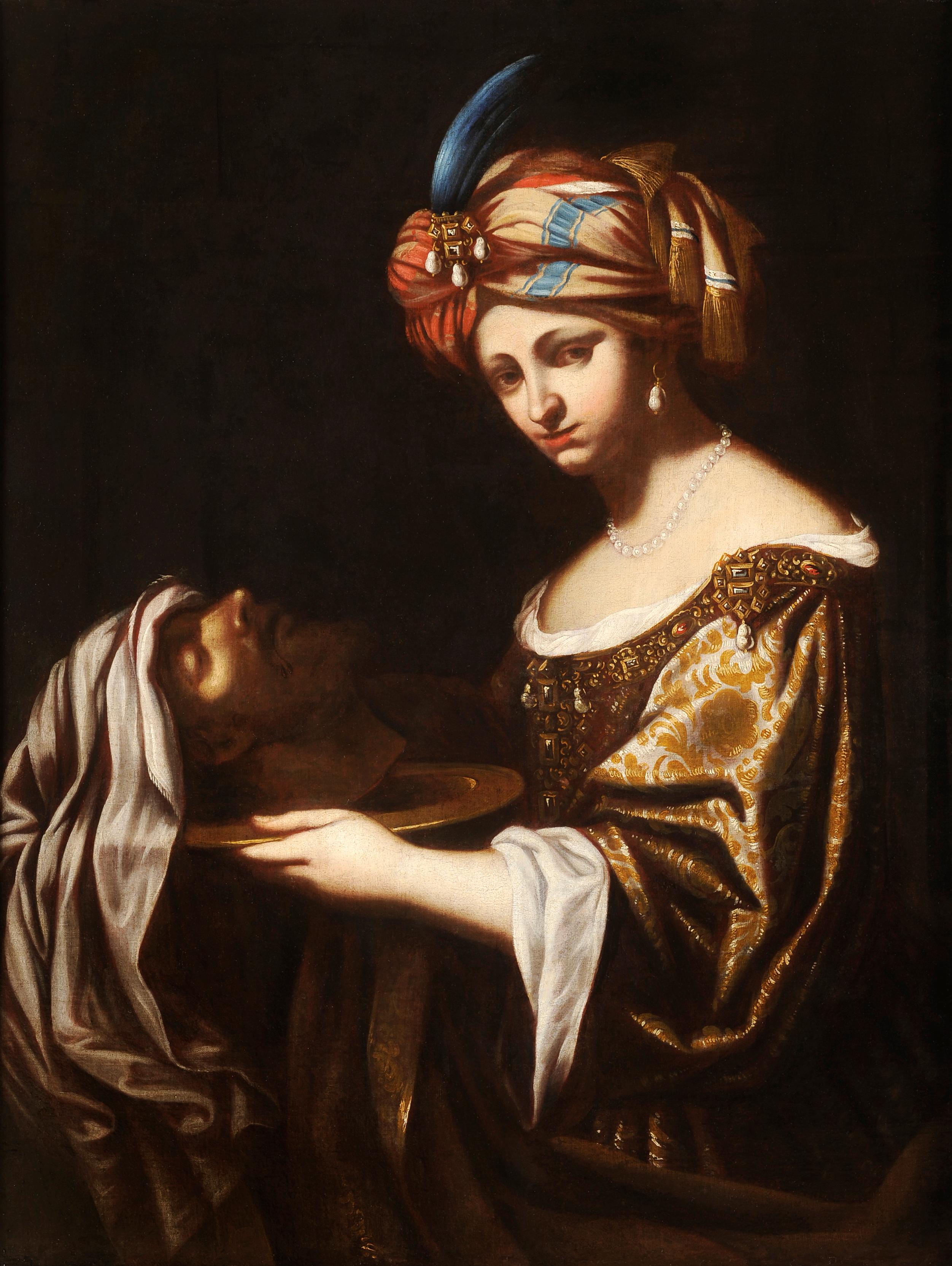 Salome and the Head of Saint John the Baptist – Painting von Unknown