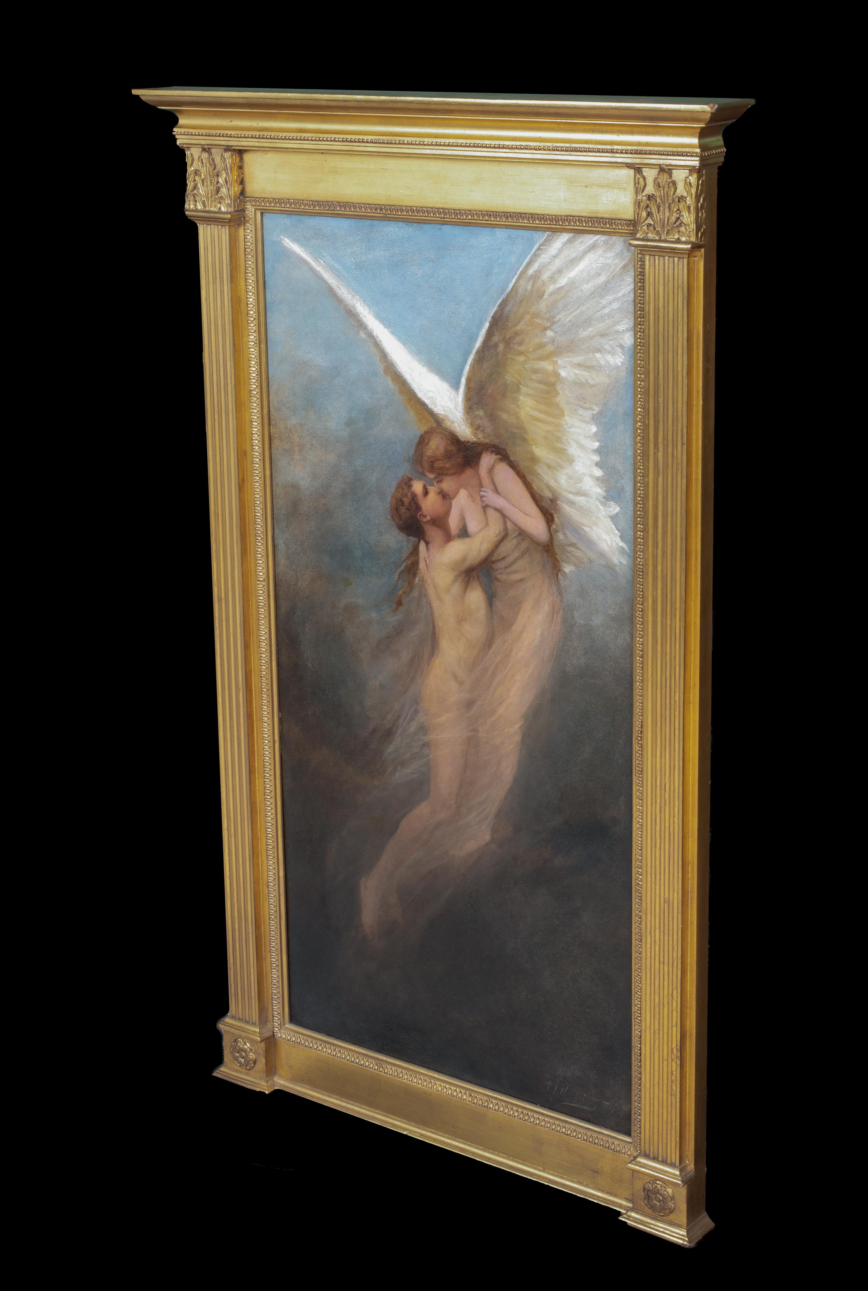 Le salut, vers 1900  Signé E HARRISON  Grand tableau préraphaélite du 19e siècle en vente 7