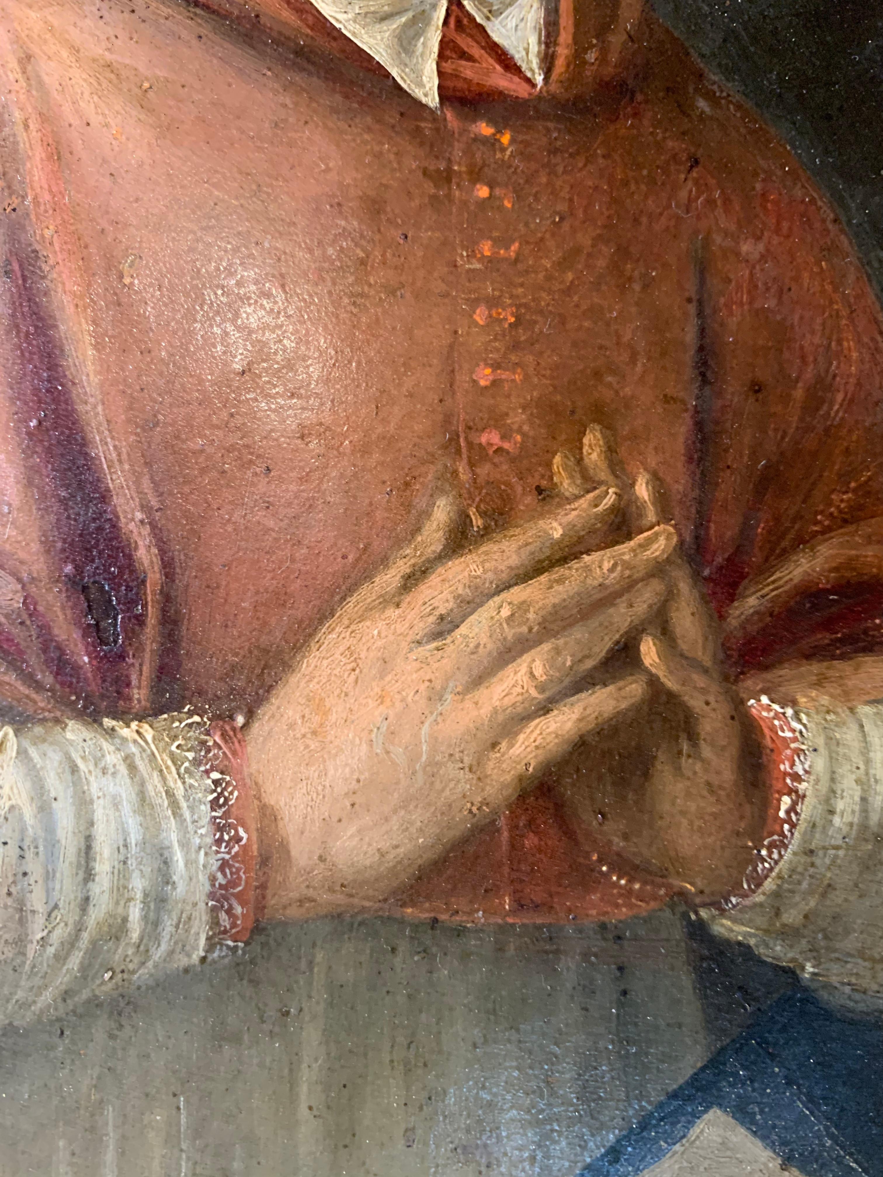 San Carlo Borromeo. Early 17th Century. Painting on Copper. 6