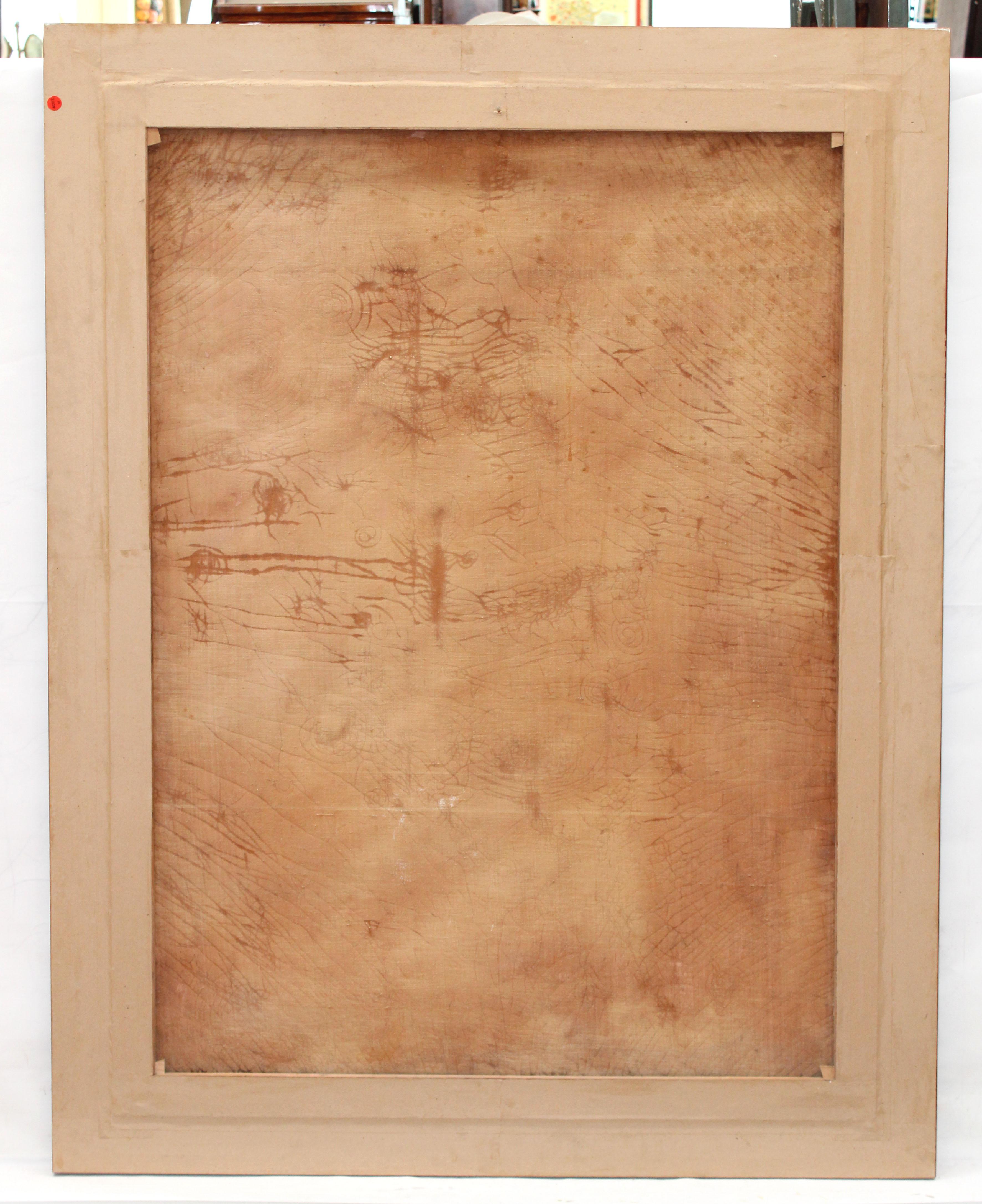 San Luís de Francia - Óleo sobre tela - Siglo XIX-XX For Sale 8