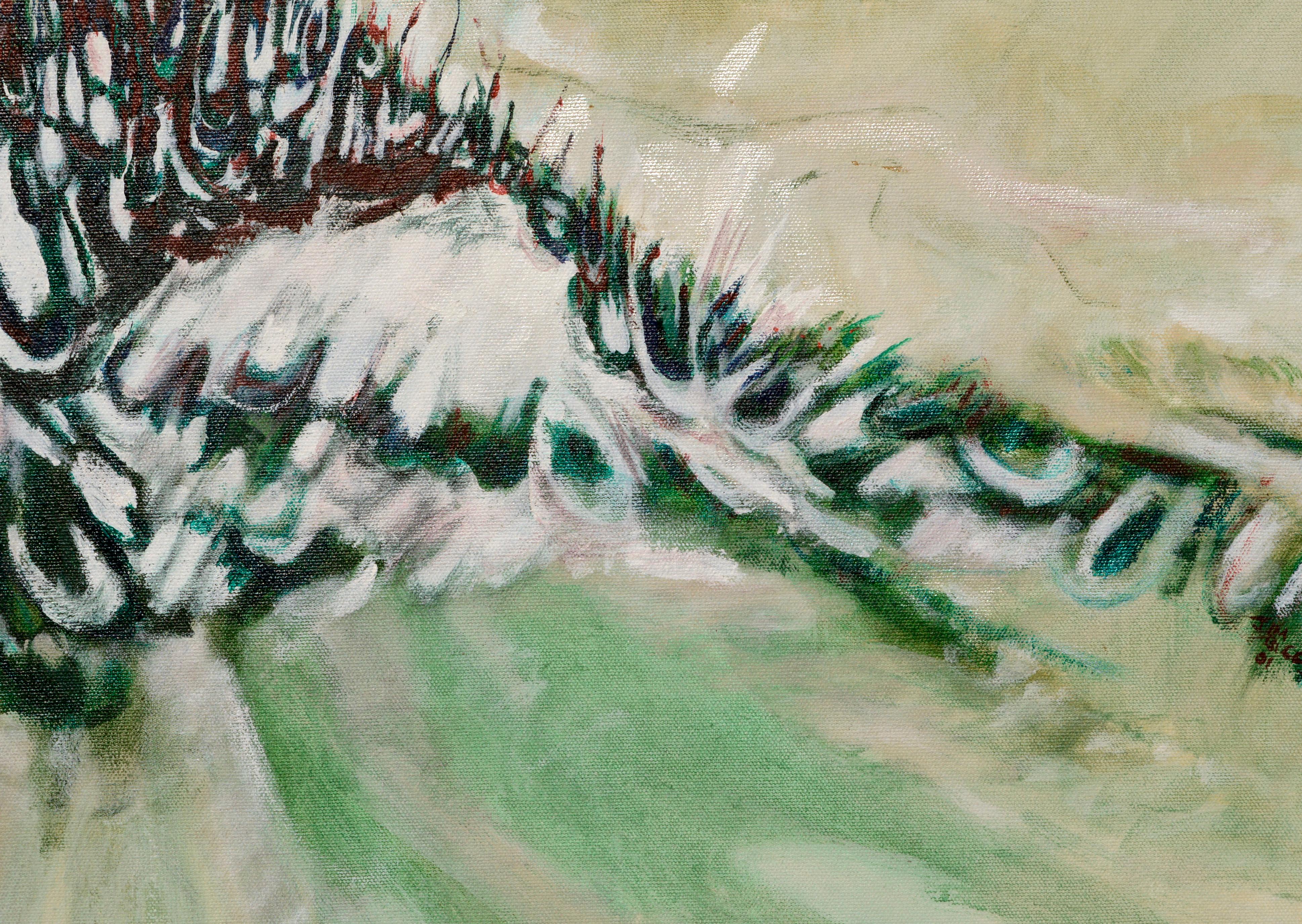 Sand Dune - Abstracted Landscape - American Impressionist Painting by Unknown