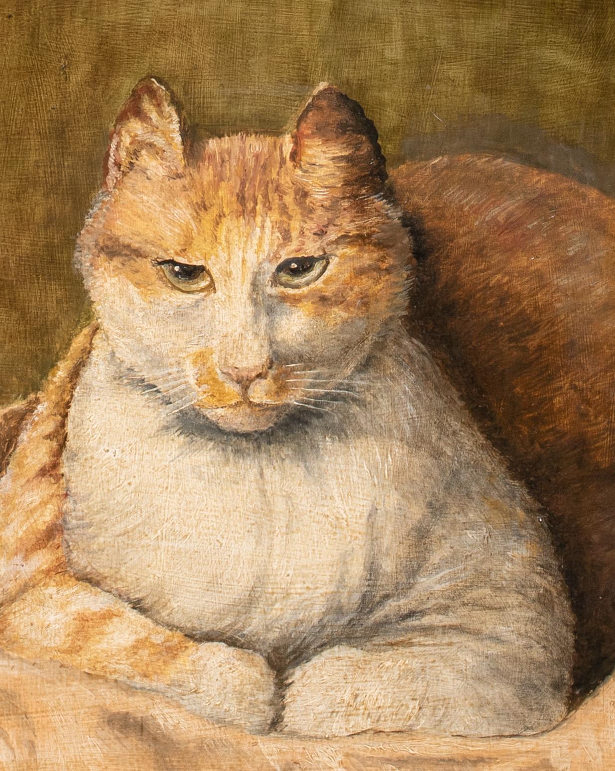 Sans Souci, datiert 1890  von HENRIETTE RONNER (1821-1909)   Porträt aus dem 19. Jahrhundert im Angebot 1