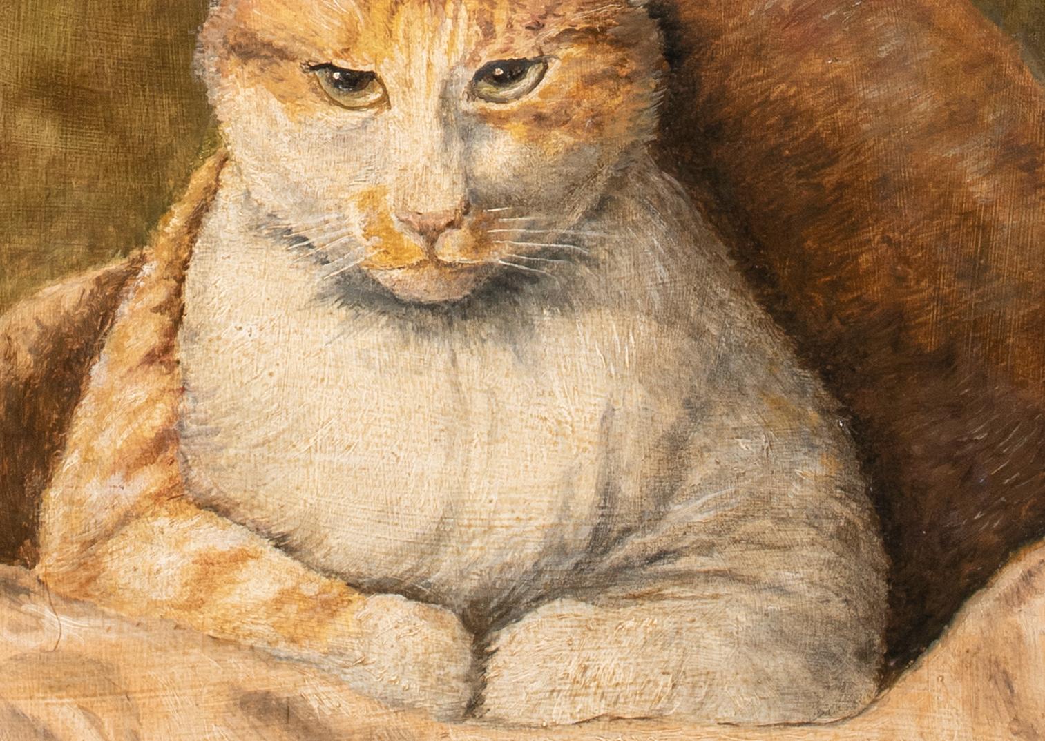Sans Souci, datiert 1890  von HENRIETTE RONNER (1821-1909)   Porträt aus dem 19. Jahrhundert im Angebot 2