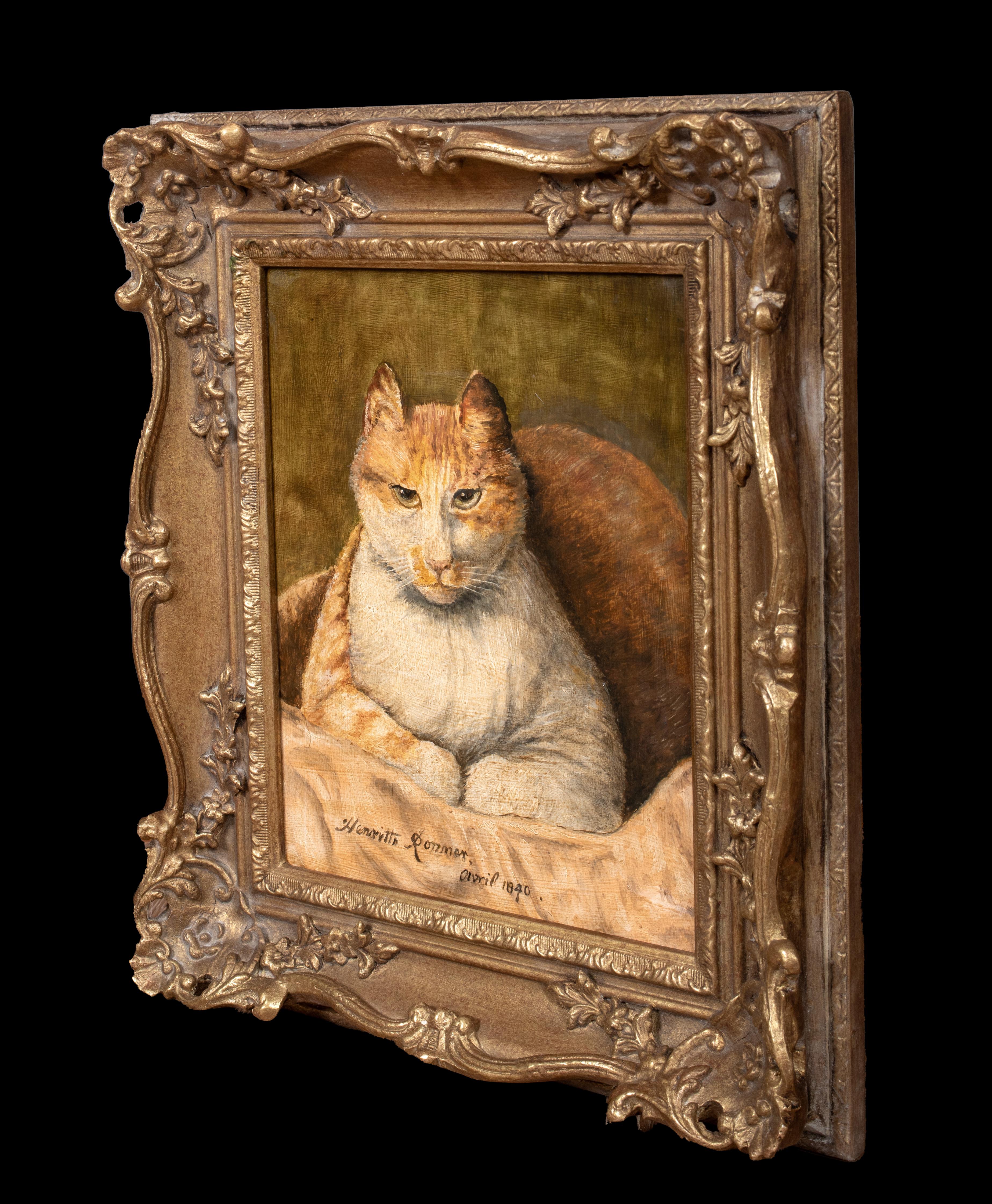 Sans Souci, datiert 1890  von HENRIETTE RONNER (1821-1909)   Porträt aus dem 19. Jahrhundert im Angebot 4