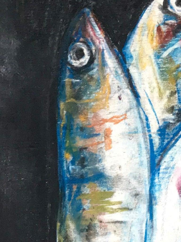 Sardine Colazione, Fischgemälde im Angebot 1