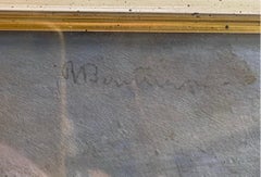 Satyr Playing the Bagpipes at Sunset. Symbolist Painting. Early 20th century