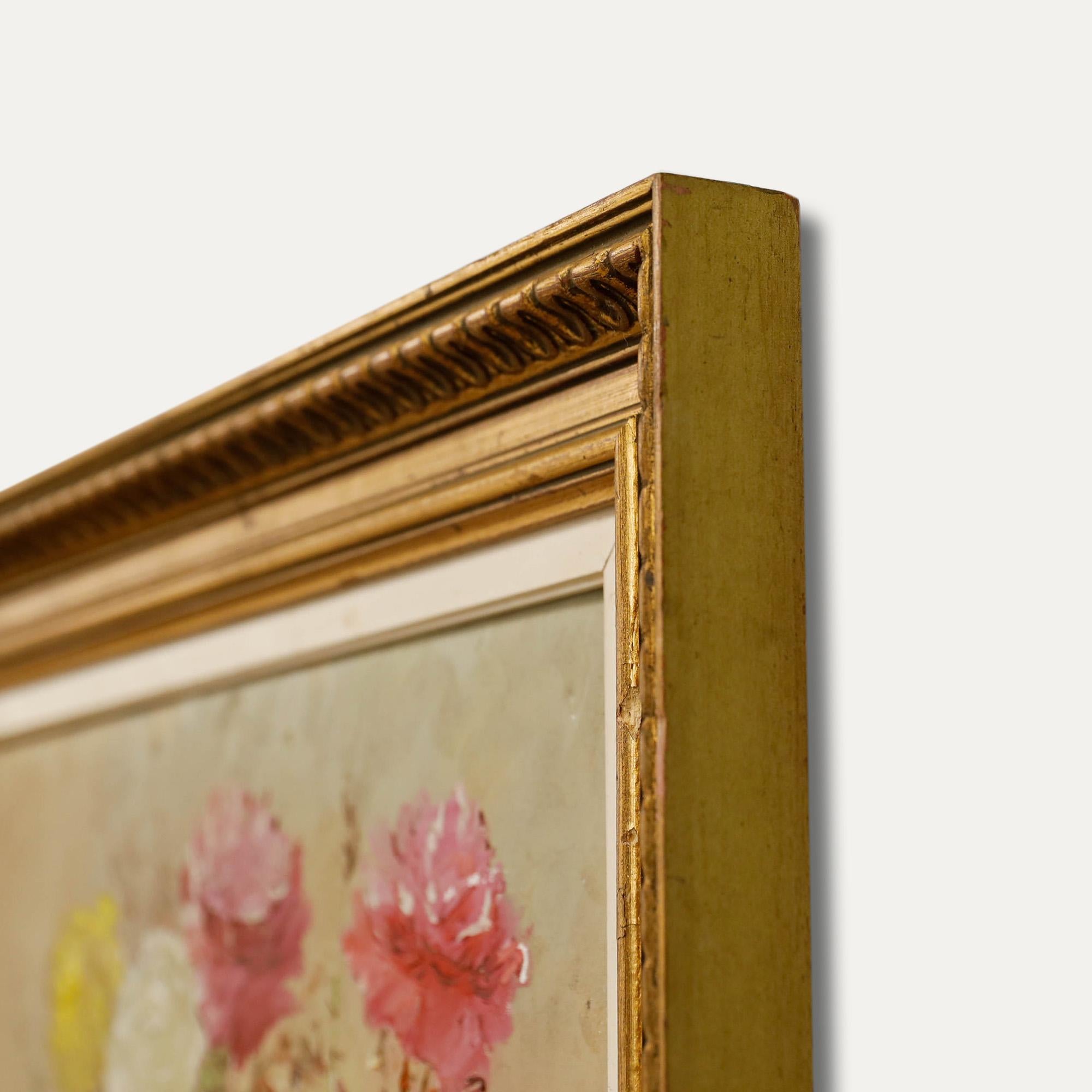 Saumell  - 20e siècle Huile, Summer Blooms en vente 1