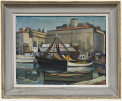 Savani - Mid 20th Century Oil, Fishing Boat