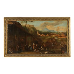 Scenes of Farmer Lives Oil on Canvas 17th-18th Century