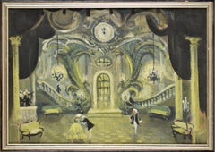 Scénographie pour Casse-Noisette. 1950s. Gouache, tempera, papier, 40x58 cm