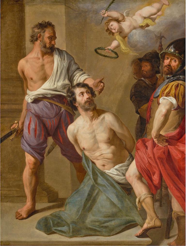 School of Liege, The Martyrdom of St Paul, A Religious Portrait 