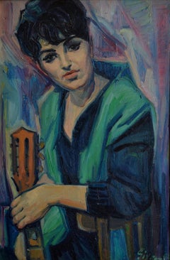 School of Paris, Barbara, Oil on Canvas, 1950s