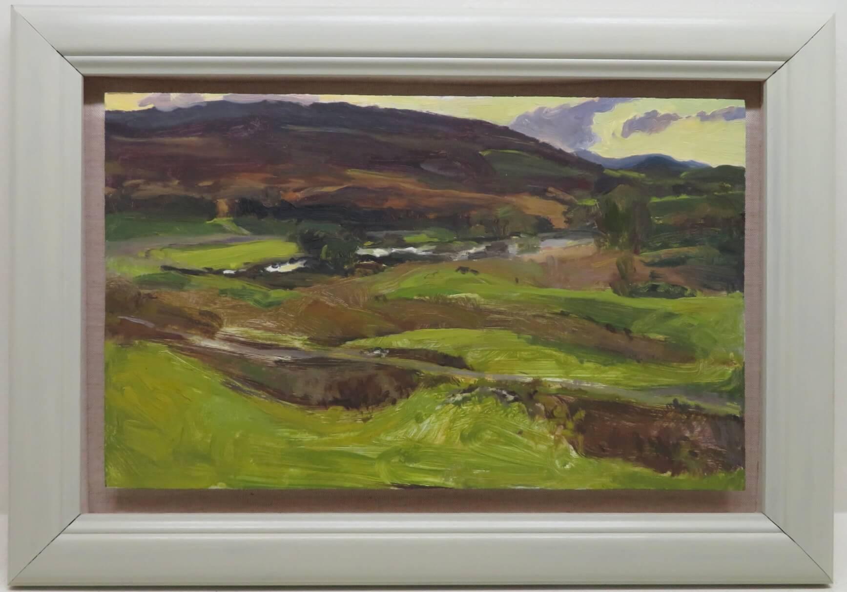 SCOTTISH SCHOOL Ende des 20. Jahrhunderts Original IMpressIONIST HIGHLAND LANDSCAPE
