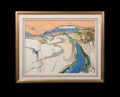 Sea & Sand Dunes, Cornwall. 20th Century  by DANIEL COLE (British Contemporary)