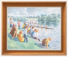 Sean Hargadon (geb. 1951) - 1981 Öl, Regatta auf dem Shannon