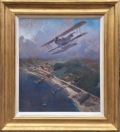 Seaplane of the Imperial German Air Force over the Baltic Coast, 1918