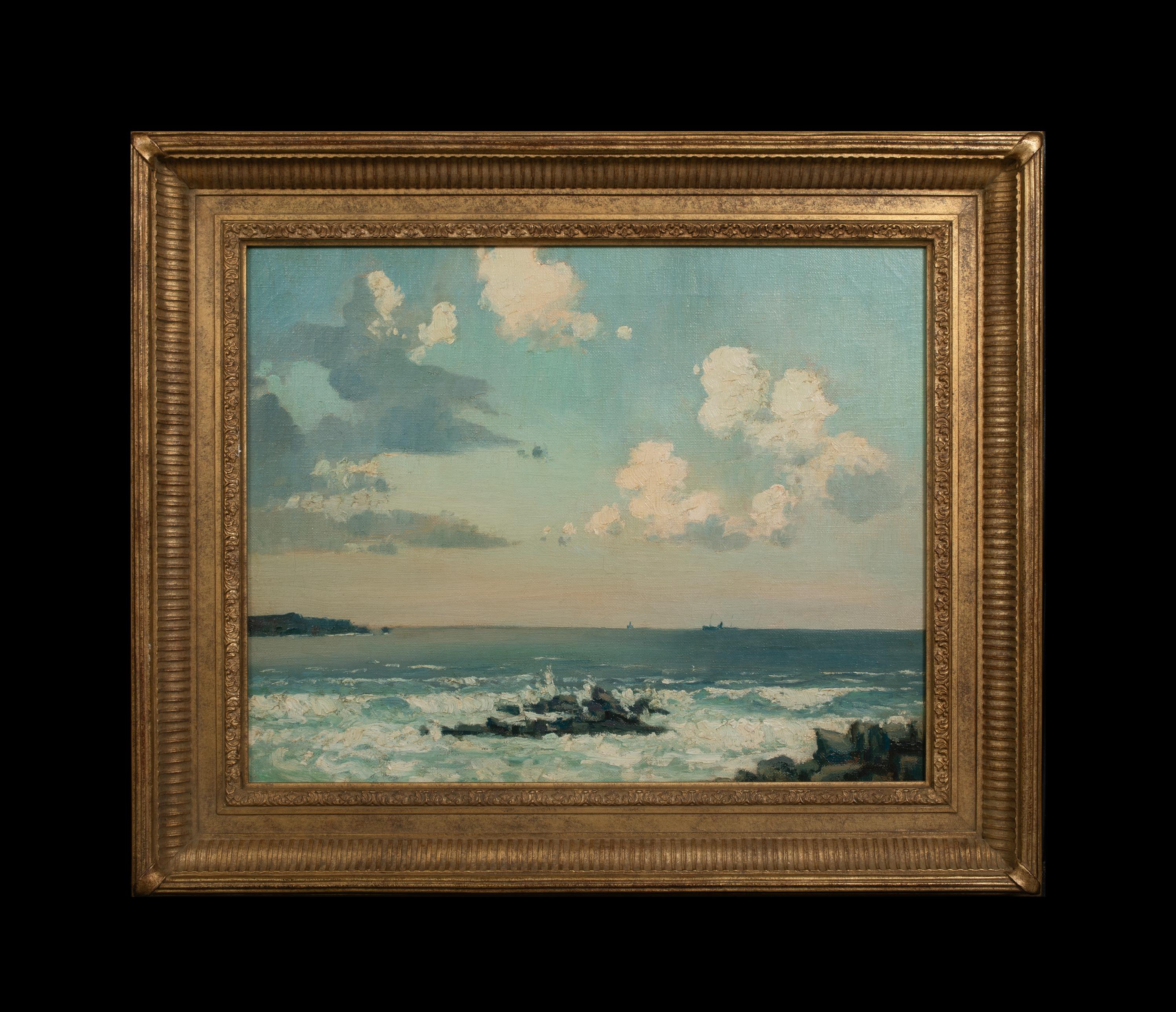 Seascape, 19th Century

attributed to William Page Atkinson WELLS (1872-1923)

19th century English Seascape, oil on canvas attributed to William Page Atkinson Wells, oil on canvas. Excellent quality and condition circa extensive view overlooking