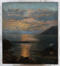 Paesaggio marino al tramonto