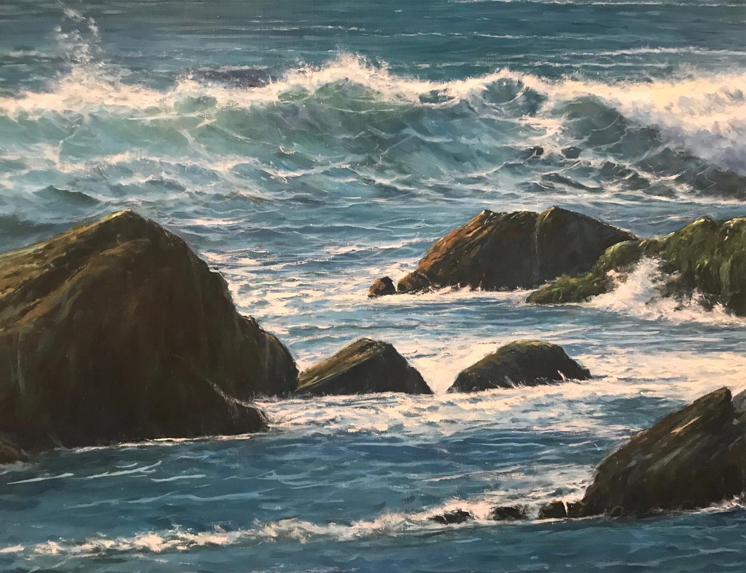 SEASCAPE - Realist Painting by Unknown