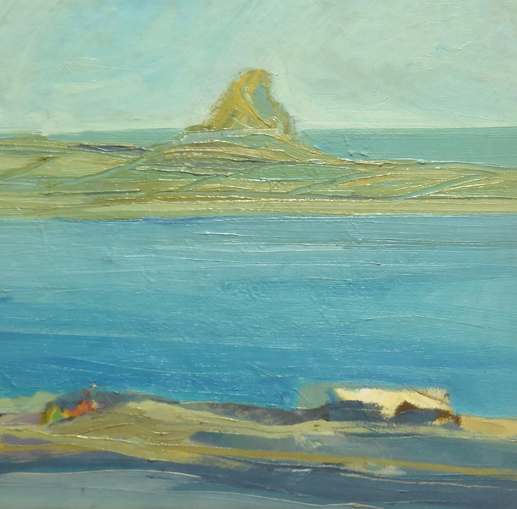 Seascape  - Oil on Canvas - Mid 20th Century - Painting by Unknown