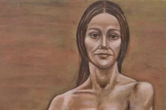 Seated Nude, Bay Area Figurative Movement, Oil on Canvas