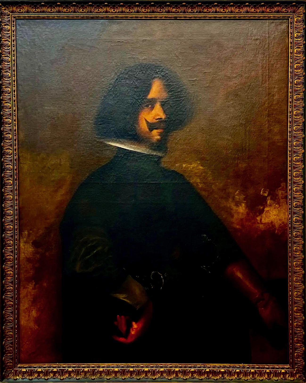 "Self-Portrait" After Diego Velázquez - Painting by Unknown