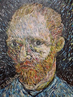 Self-portrait after Van Gogh, by Henrico (Richio) Galvez