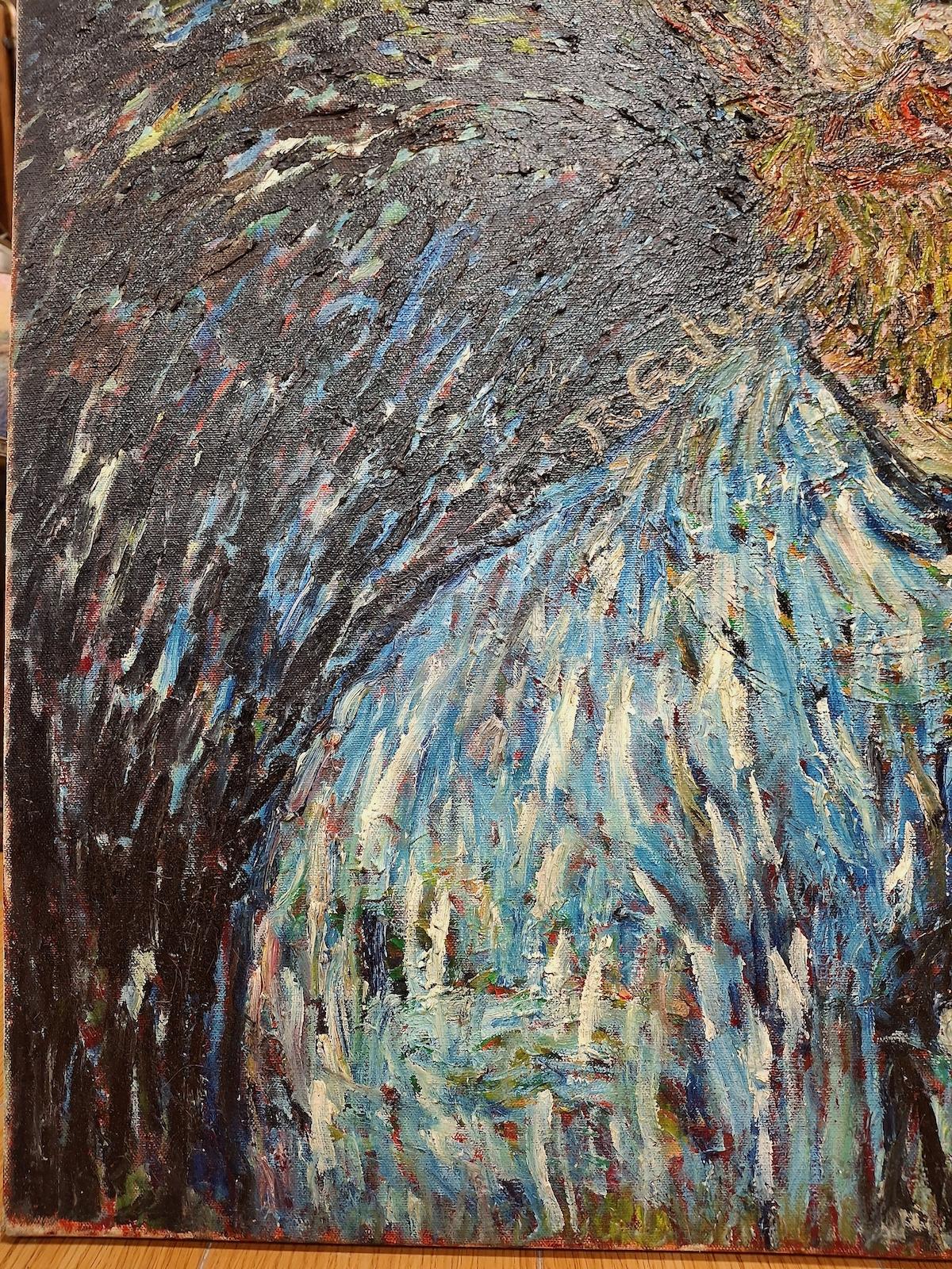 In Anbetracht des geistigen Zustands von Vincent Van Gogh, als er im September 1889 sein möglicherweise letztes Self-Portrait malte, wäre es für einen anderen Künstler eine riskante Angelegenheit, sein eigenes Selbstportrait nach dem Vorbild des