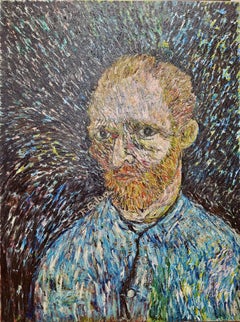 Self-portrait after Van Gogh, by Henrico (Richio) Galvez