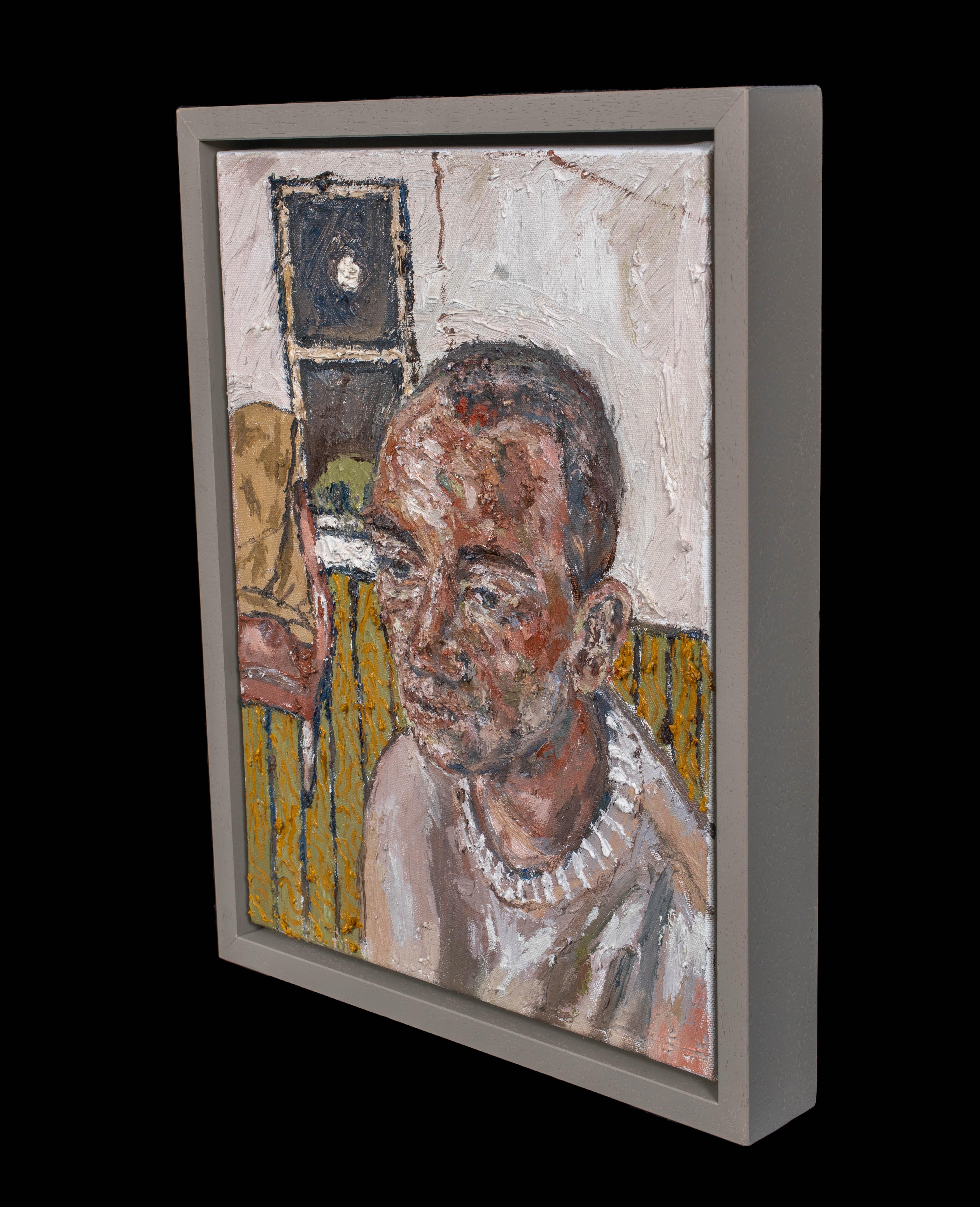 Portrait autoportrait d'un artiste  École d'anglais  École anglaise du 20e siècle 2
