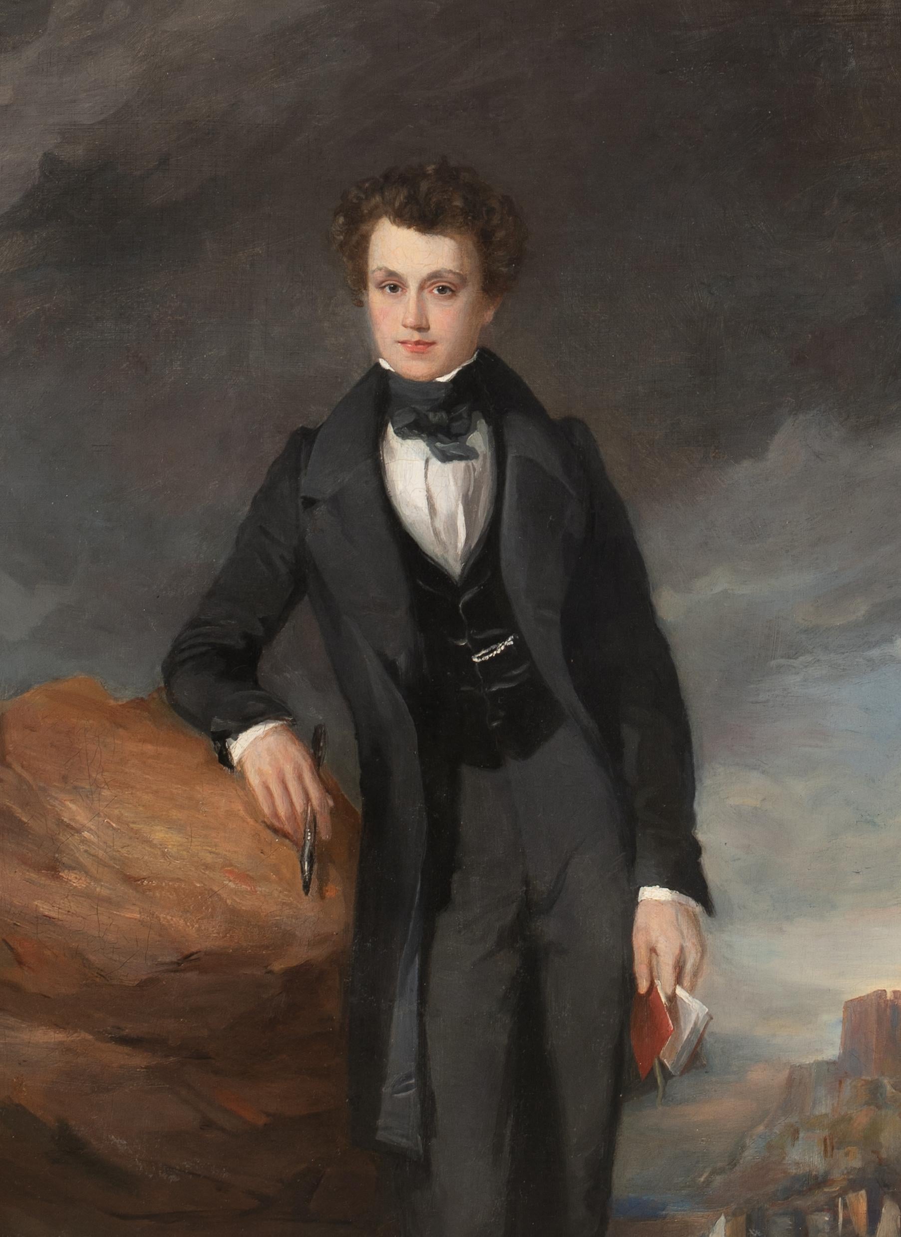 Self Portrait de Thomas A. Woolnoth, Le Rhin, 19e siècle en vente 3