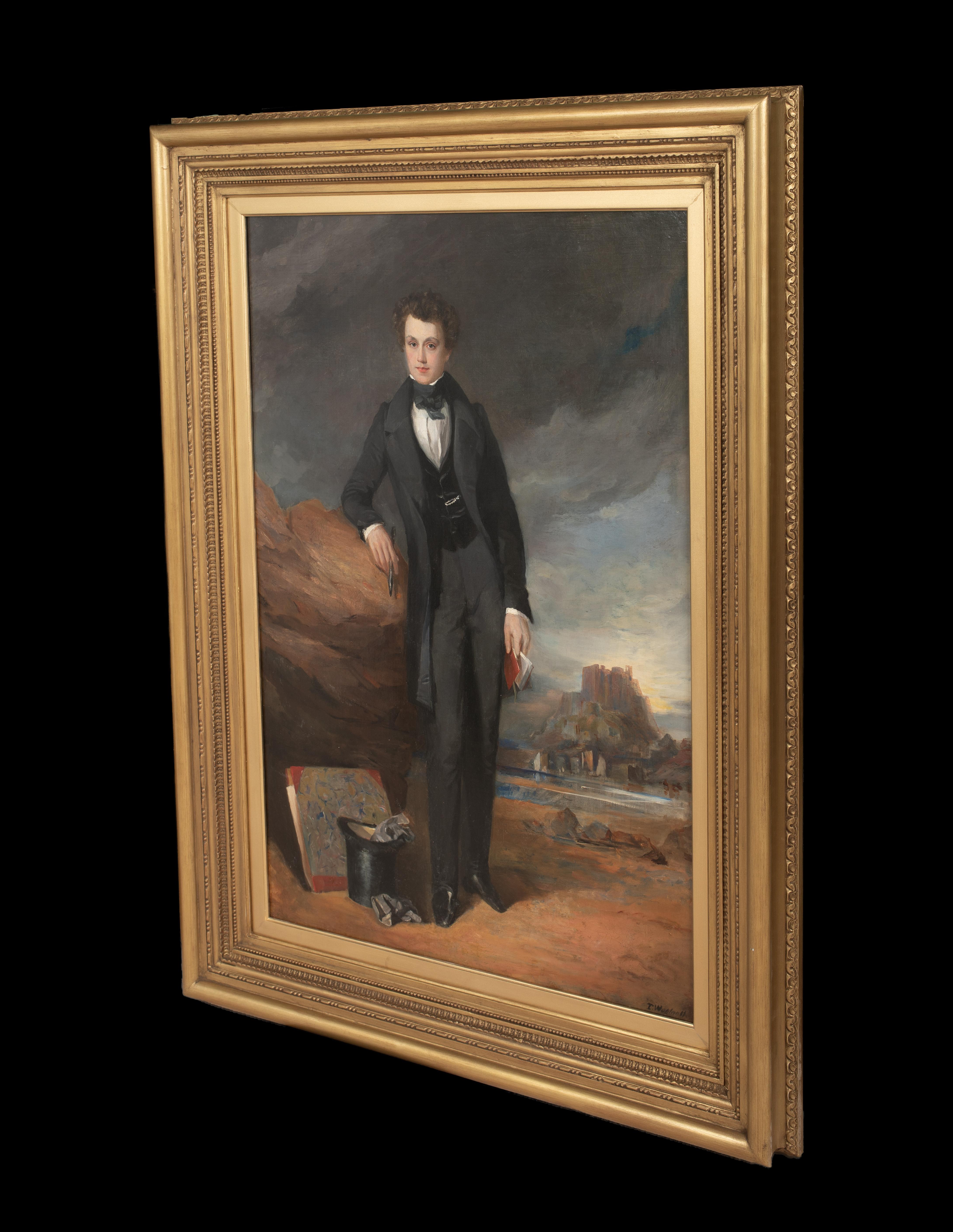 Self Portrait de Thomas A. Woolnoth, Le Rhin, 19e siècle en vente 4