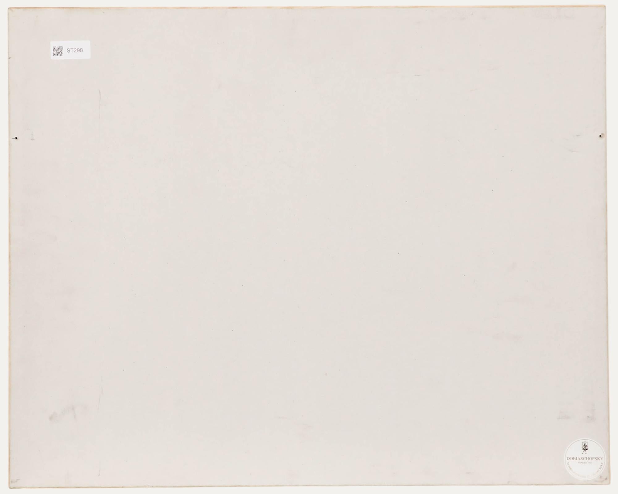 Serge Voisard (1913-1996) - 1962 Oil, Lakeside Path - Beige Landscape Painting by Unknown