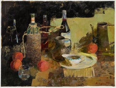 Sergey Kovalenko (né en 1980)  - 2020 Huile, bouteilles et fruits