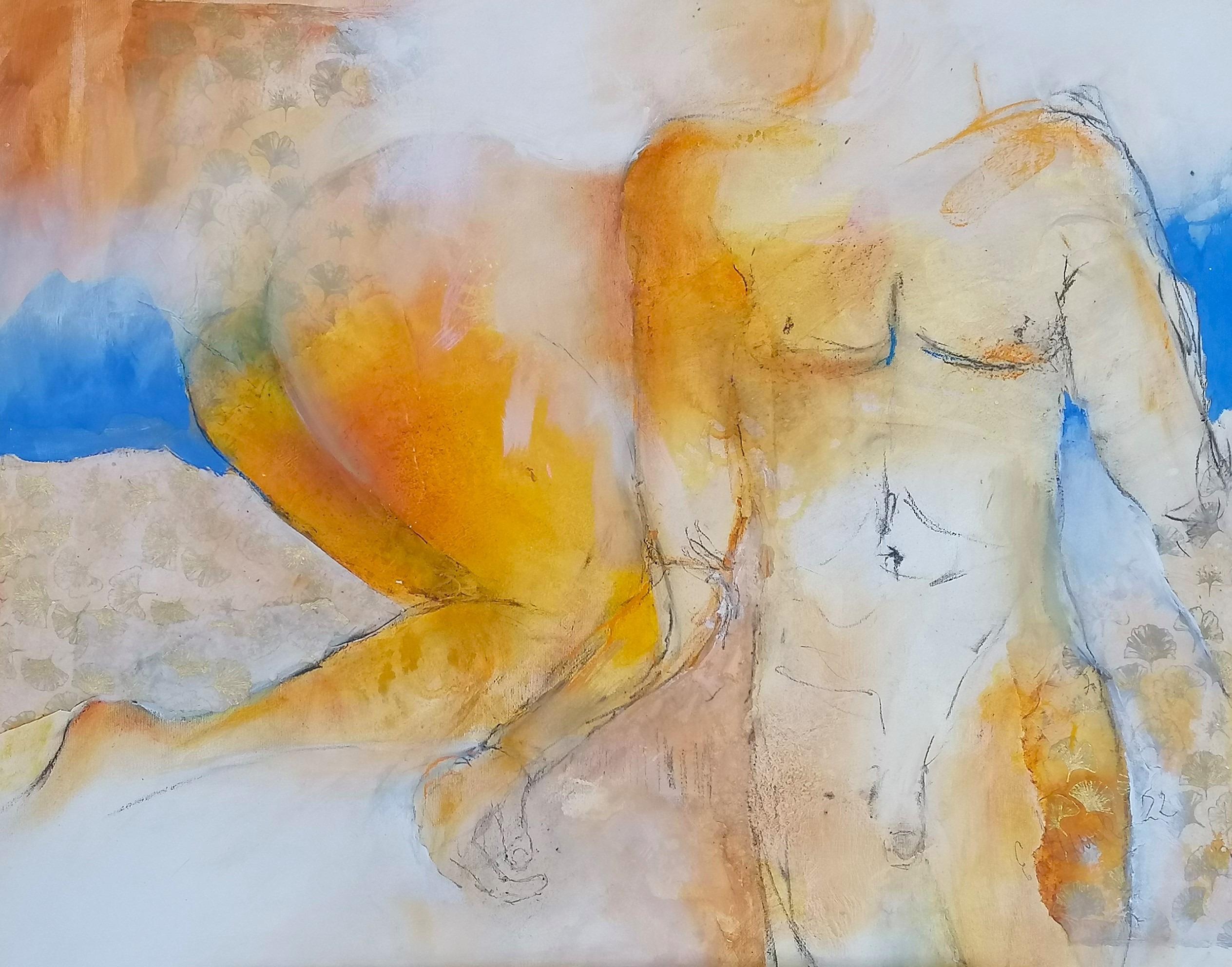 Series Nude No. 2 by Eva Munk - Painting by Unknown
