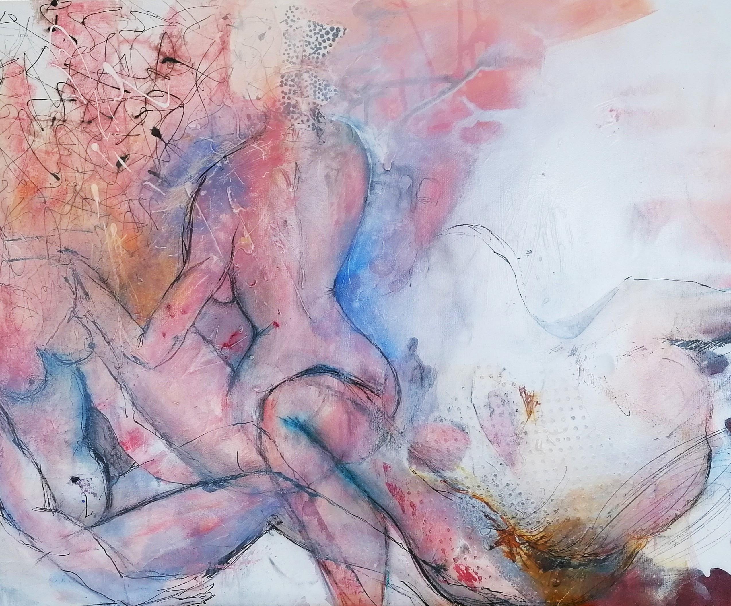 Series Nude No. 5 by Eva Munk - Painting by Unknown