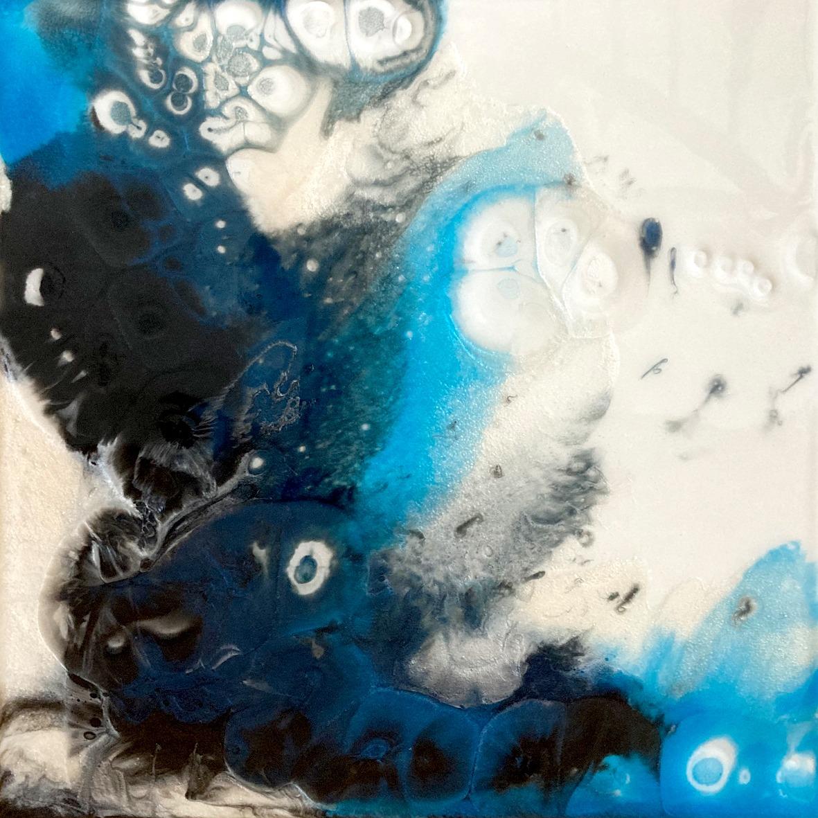 series. resin. blobbing1a. - Painting by Unknown