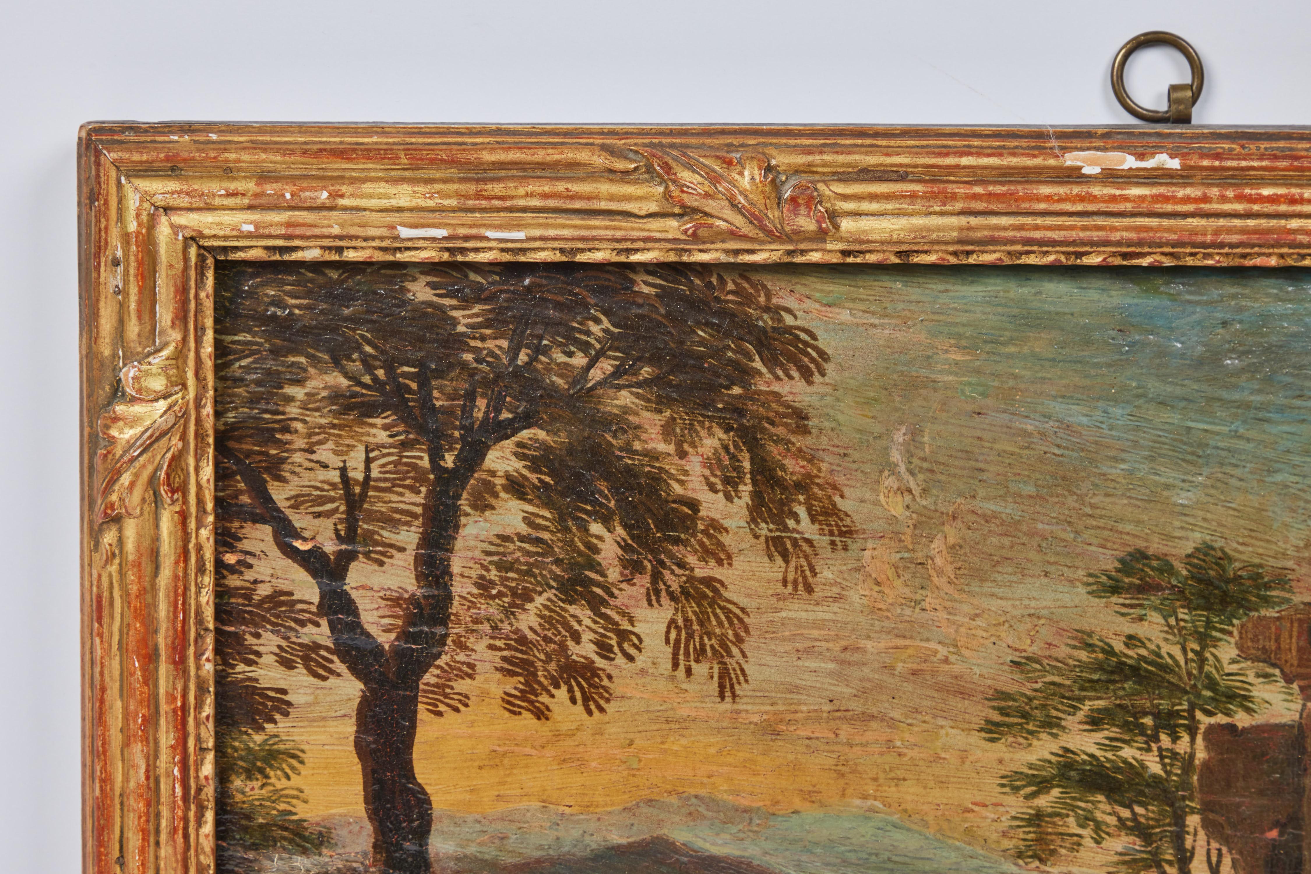 Ensemble de 4 peintures de paysage Capriccio en vente 10
