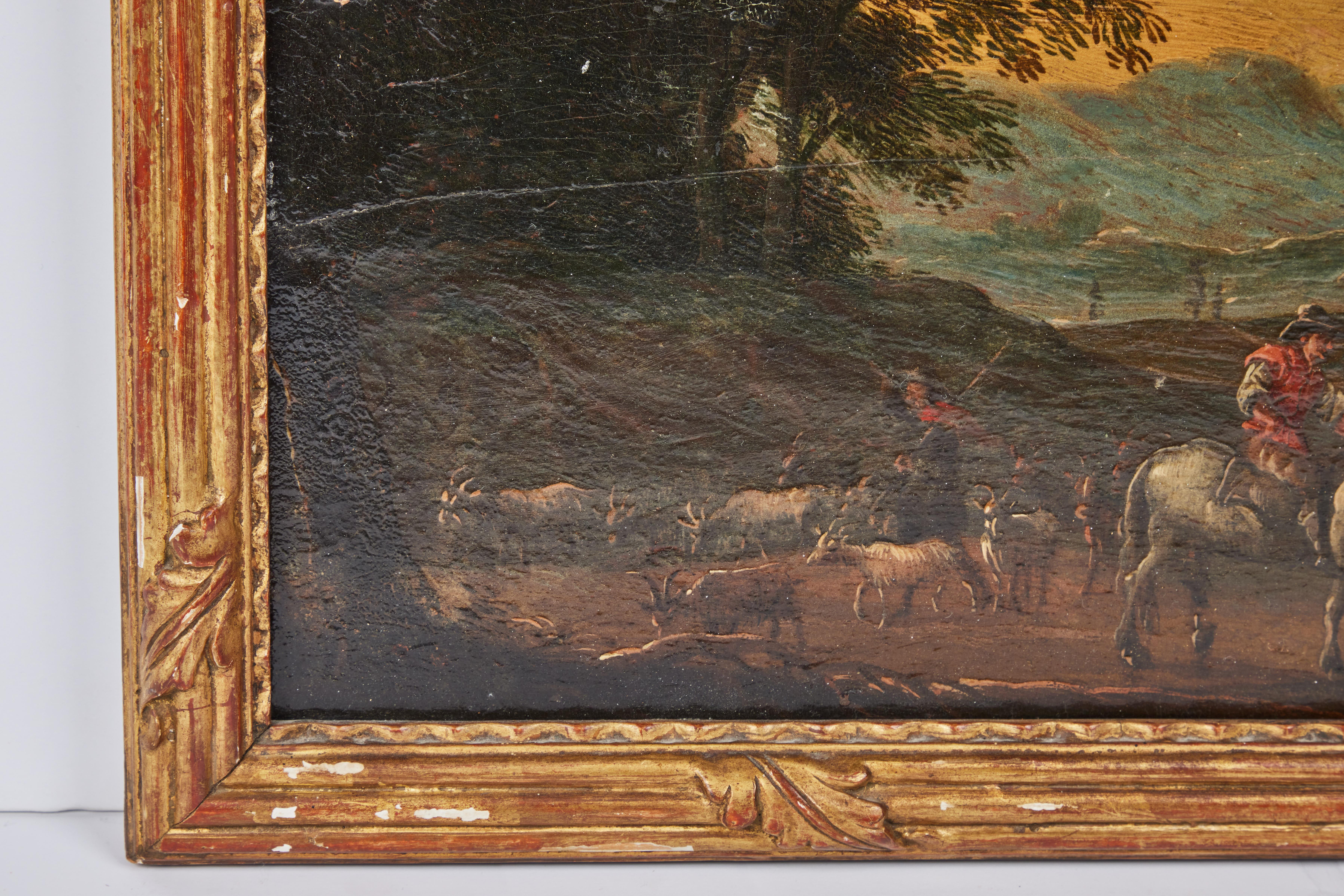 Ensemble de 4 peintures de paysage Capriccio en vente 6