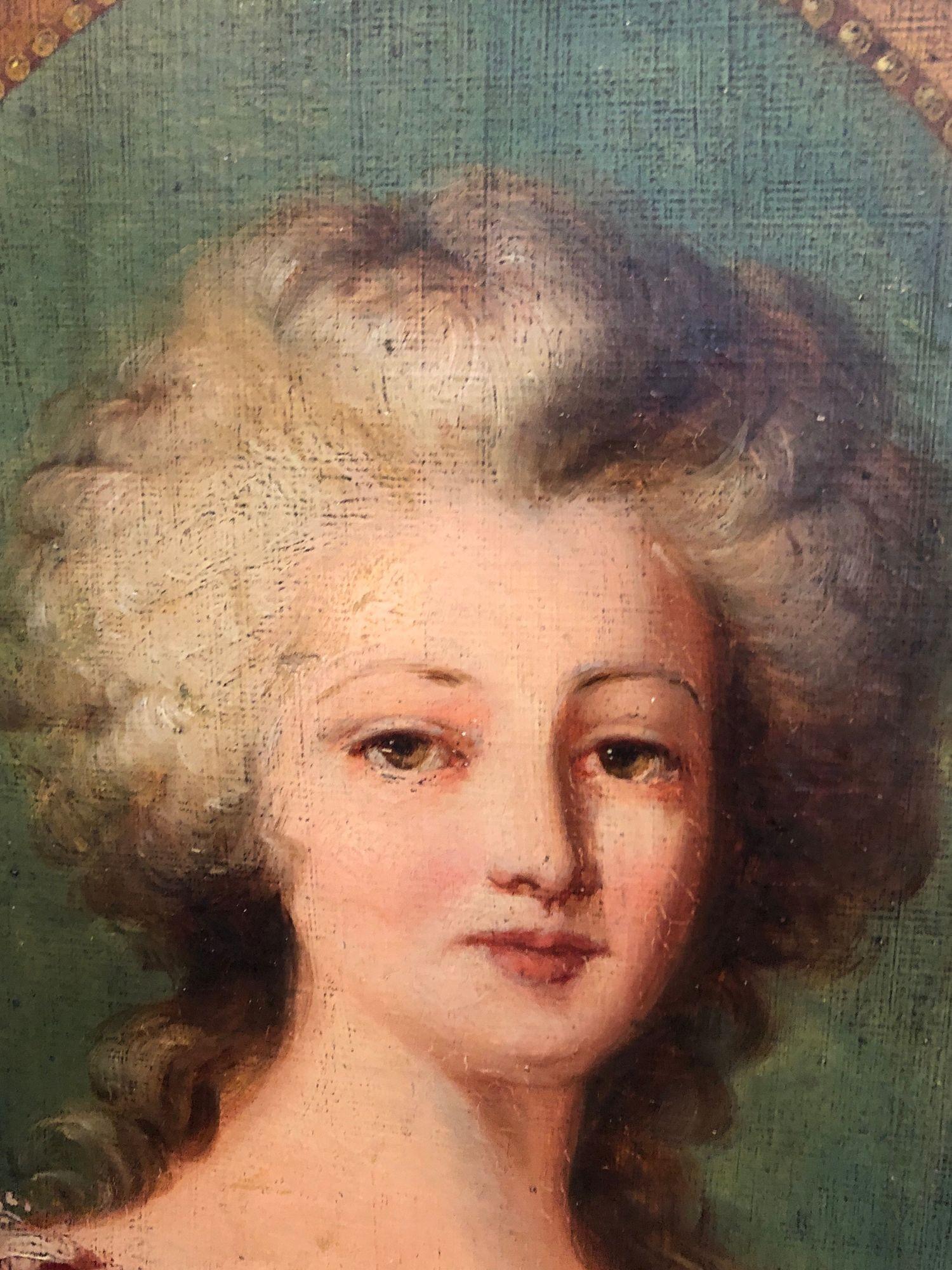 Set von 4 großen französischen Wandtafeln aus dem 19. Jahrhundert, Öl auf Leinwand, Trumeau im Angebot 4