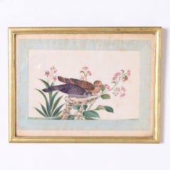 Set of Eight Antique Chinese Bird Paintings